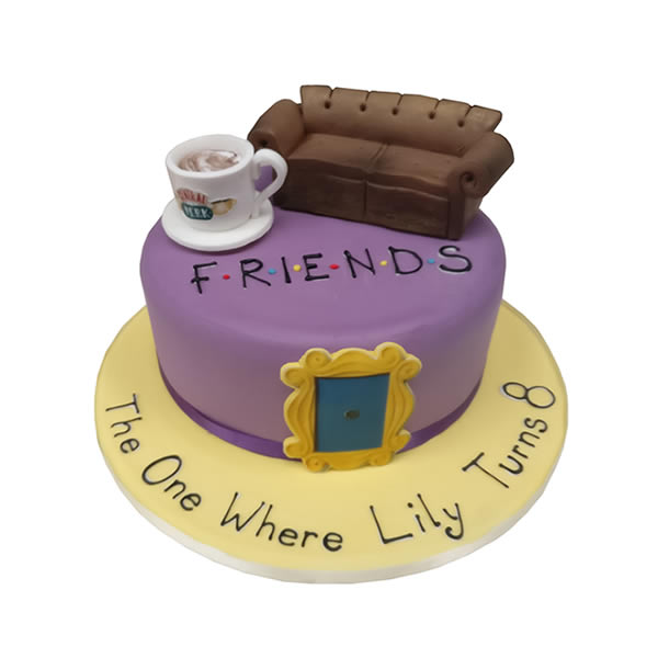 BEST FRIENDS Theme Decorated cake